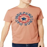 MA Croi Muška grafika Ispis USA Dan nezavisnosti Patriotska premium pamučna majica kratkih rukava