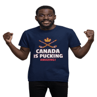 Kimaran Kanada Majica Candanda je pucking zadivljujući hokej unise kratkih rukava