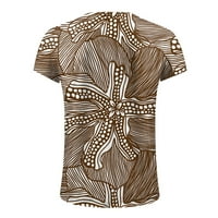 Levmjia Muška majica Vrhovi Clearence Ljeto Plus Veličina Muška modna ljetna dekolte majica 3D štampanje
