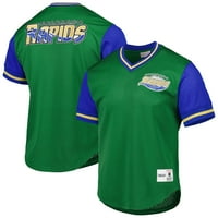 Muška Mitchell & Ness Green Colorado Rapids Mesh V-izrez Majica