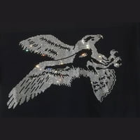 Orao, majica Eagle Rhinestone, Eagle Lover Tee, Eagle Poklon, Sjedinjene Američke Države Eagle majica, Američka košulja za zastavu, Patriotska majica, 4. srpanj, Trup majica-Trup TOP S - 2XL