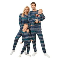 Canrulo Božić Porodica Podudaranje pidžama set dugih rukava Top tee hlače PJS setovi Holiday Xmas Jammies Dječji parovi za spavanje